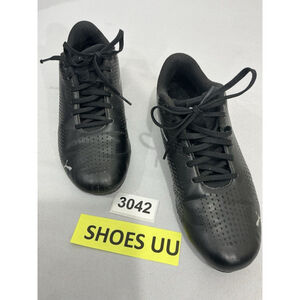 Womans Puma Motorsport 306421-01 Size 8 Black Lace Up Sneakers